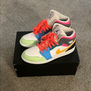 Colorful Air Jordan Sneakers